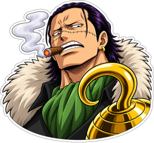 Crocodile fumando — sticker PNG gratis